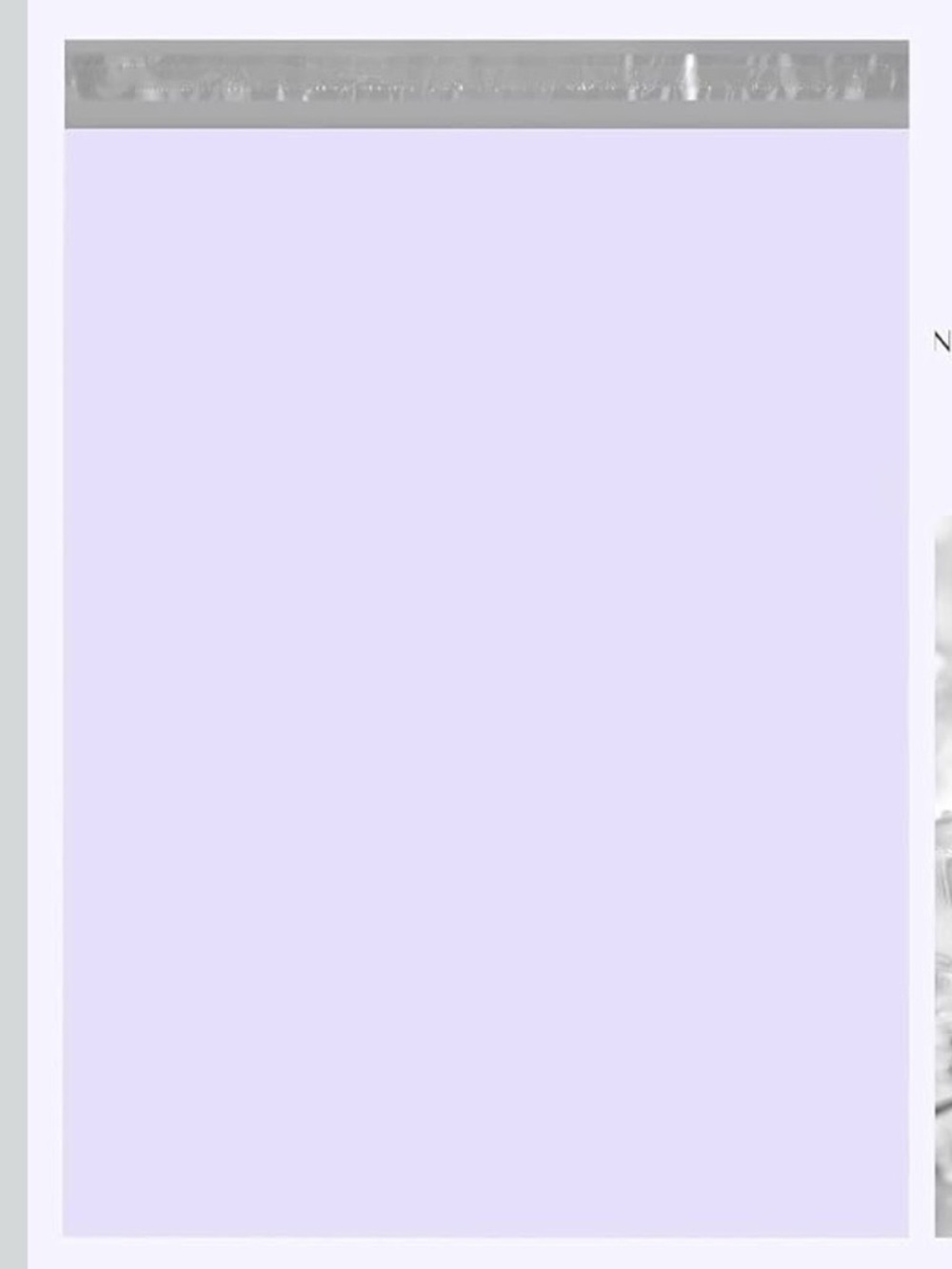 Polymailers: (15) 24x24 Lavender - Picture 2 of 2